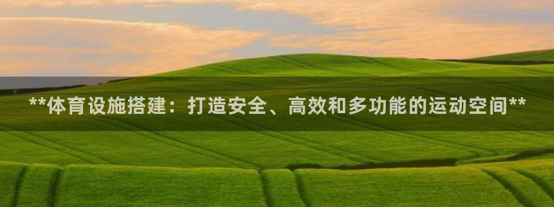 意昂体育3平台注册要钱吗安全吗：**体育设施搭建：打